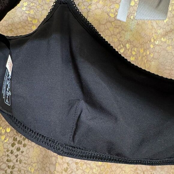 Urban Outfitters Black Out From Under Spaghetti Strap Unlined Bralette Small - Picture 6 of 6